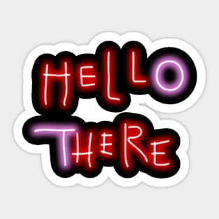 Hello There - Hell Here Sticker